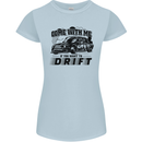 Drifting Come With Me if You Want to Drift Womens Petite Cut T-Shirt Light Blue