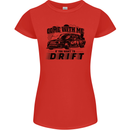 Drifting Come With Me if You Want to Drift Womens Petite Cut T-Shirt Red