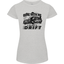 Drifting Come With Me if You Want to Drift Womens Petite Cut T-Shirt Sports Grey