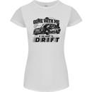 Drifting Come With Me if You Want to Drift Womens Petite Cut T-Shirt White