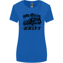 Drifting Come With Me if You Want to Drift Womens Wider Cut T-Shirt Royal Blue