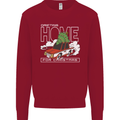 Drifting Home for Christmas Car Drift Funny Xmas Kids Sweatshirt Jumper Red