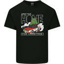 Drifting Home for Christmas Car Drift Funny Xmas Mens Cotton T-Shirt Tee Top Black