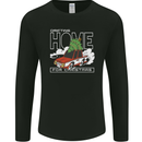 Drifting Home for Christmas Car Drift Funny Xmas Mens Long Sleeve T-Shirt Black