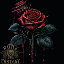 2 Roses Dripping With Blood Gothic Goth Mens T-Shirt 100% Cotton