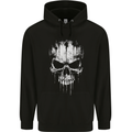 Dripping With Evil Skull Goth Gothic Heavy Metal Mens 80% Cotton Hoodie Black
