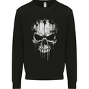 Dripping With Evil Skull Goth Gothic Heavy Metal Mens Sweatshirt Jumper Black