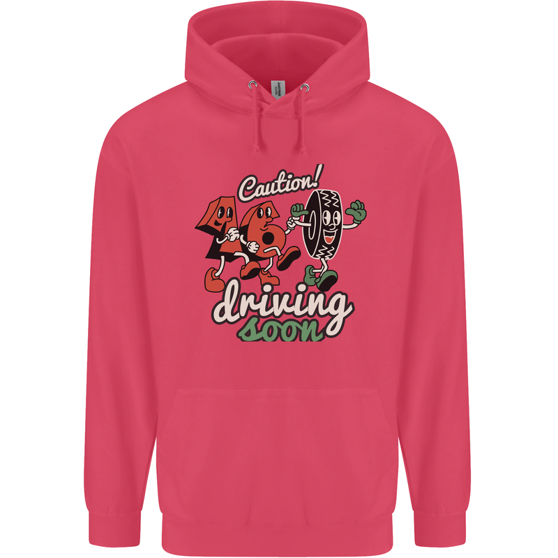 Driving Soon New Driver 16th Birthday Learner Childrens Kids Hoodie Heliconia