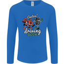 Driving Soon New Driver 16th Birthday Learner Mens Long Sleeve T-Shirt Royal Blue