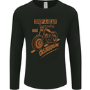 Drop a Gear Disappear Motorcycles Biker Motorbike Mens Long Sleeve T-Shirt Black