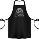 Drowning Skull Im Fine Cotton Apron 100% Organic Black