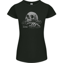 Drowning Skull Im Fine Womens Petite Cut T-Shirt Black