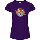 Drum Salute Drummer Drumming Womens Petite Cut T-Shirt Purple