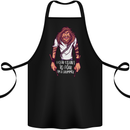 Drummer Count to 4 Funny Drumming Drum Cotton Apron 100% Organic Black