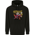 Drunk Santa Funny Christmas Alcohol Beer Xmas Childrens Kids Hoodie Black