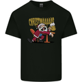 Drunk Santa Funny Christmas Alcohol Beer Xmas Mens Cotton T-Shirt Tee Top Black