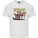 Drunk Santa Funny Christmas Alcohol Beer Xmas Mens Cotton T-Shirt Tee Top White