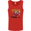 Drunk Santa Funny Christmas Alcohol Beer Xmas Mens Vest Tank Top Red