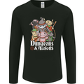 Dungeons & Axolotl Role Play Games RPG Mens Long Sleeve T-Shirt Black