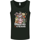 Dungeons & Axolotl Role Play Games RPG Mens Vest Tank Top Black