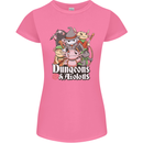 Dungeons & Axolotl Role Play Games RPG Womens Petite Cut T-Shirt Azalea