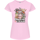 Dungeons & Axolotl Role Play Games RPG Womens Petite Cut T-Shirt Light Pink