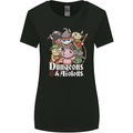 Dungeons & Axolotl Role Play Games RPG Womens Wider Cut T-Shirt Black