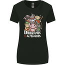 Dungeons & Axolotl Role Play Games RPG Womens Wider Cut T-Shirt Black