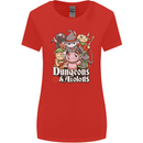 Dungeons & Axolotl Role Play Games RPG Womens Wider Cut T-Shirt Red