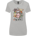 Dungeons & Axolotl Role Play Games RPG Womens Wider Cut T-Shirt Sports Grey