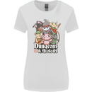 Dungeons & Axolotl Role Play Games RPG Womens Wider Cut T-Shirt White