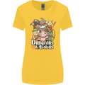 Dungeons & Axolotl Role Play Games RPG Womens Wider Cut T-Shirt Yellow
