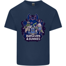 Dungeons & Bunnies Role Play Games RPG Kids T-Shirt Childrens Navy Blue