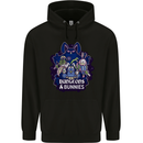 Dungeons & Bunnies Role Play Games RPG Mens 80% Cotton Hoodie Black