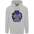 Dungeons & Bunnies Role Play Games RPG Mens 80% Cotton Hoodie Sports Grey