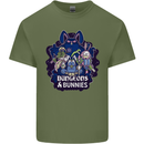 Dungeons & Bunnies Role Play Games RPG Mens Cotton T-Shirt Tee Top Military Green