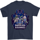 Dungeons & Bunnies Role Play Games RPG Mens T-Shirt 100% Cotton Navy Blue