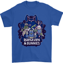 Dungeons & Bunnies Role Play Games RPG Mens T-Shirt 100% Cotton Royal Blue