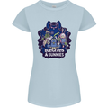 Dungeons & Bunnies Role Play Games RPG Womens Petite Cut T-Shirt Light Blue