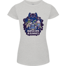 Dungeons & Bunnies Role Play Games RPG Womens Petite Cut T-Shirt Sports Grey