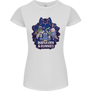 Dungeons & Bunnies Role Play Games RPG Womens Petite Cut T-Shirt White