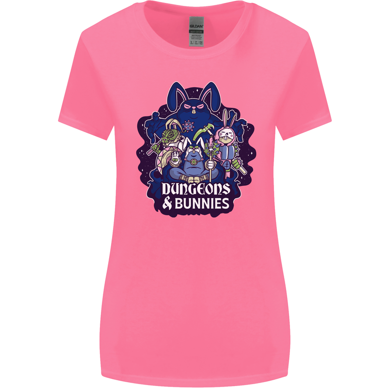 Dungeons & Bunnies Role Play Games RPG Womens Wider Cut T-Shirt Azalea
