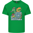Dungeons & Dinosaurs Funny T-Rex Mens Cotton T-Shirt Tee Top Irish Green