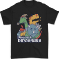 Dungeons & Dinosaurs Funny T-Rex Mens T-Shirt 100% Cotton Black