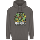 Dungeons & Dragons Role Play Games RPG Mens 80% Cotton Hoodie Charcoal
