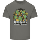 Dungeons & Dragons Role Play Games RPG Mens Cotton T-Shirt Tee Top Charcoal