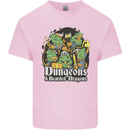Dungeons & Dragons Role Play Games RPG Mens Cotton T-Shirt Tee Top Light Pink