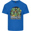 Dungeons & Dragons Role Play Games RPG Mens Cotton T-Shirt Tee Top Royal Blue