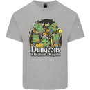 Dungeons & Dragons Role Play Games RPG Mens Cotton T-Shirt Tee Top Sports Grey