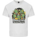 Dungeons & Dragons Role Play Games RPG Mens Cotton T-Shirt Tee Top White